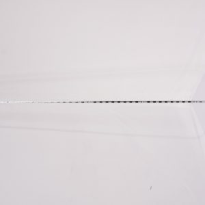 Cremallera cromo perforado simple 1x0,8x1cm 2m